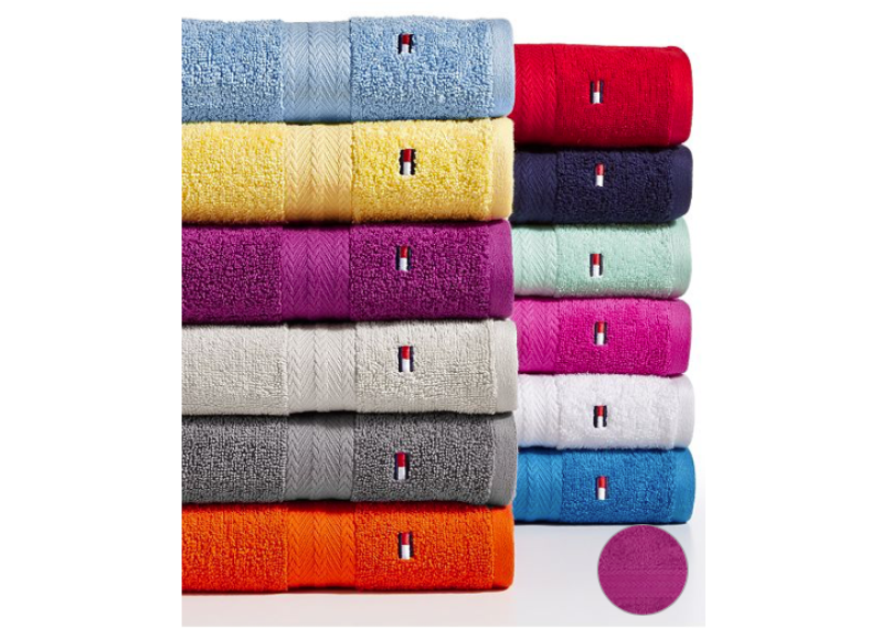 Tommy Hilfiger Home - All American II Cotton Bath Towel Collection (Magenta)